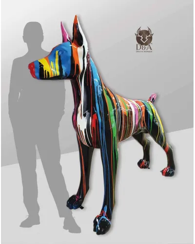 Doberman géant Trash - Déco et Artisanat - 2