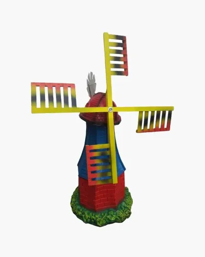 Moulin à vent en résine polyester résistant au gel, pluie et au soleil. Déco et Artisanat - 1