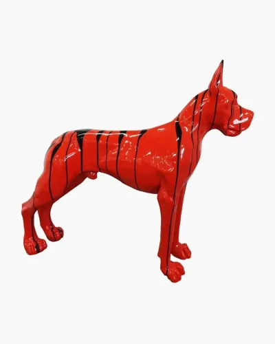 Dogue Trash Black aus frost-, regen- und sonnenbeständigem Polyesterharz. Déco et Artisanat - 1