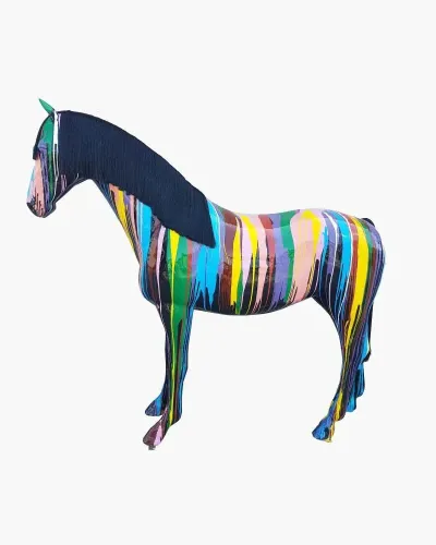 Müllpferd mit schwarzer Mähne - Déco et Artisanat - 1