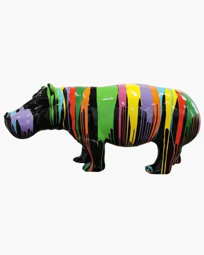 Hippopotame XL TRASH - Déco et Artisanat - 1