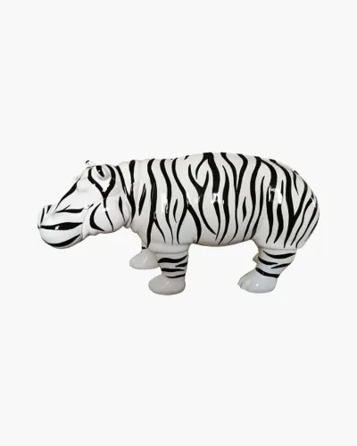 Hippopotame L Zèbre - Déco et Artisanat - 1