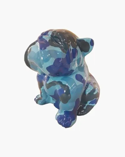 Englische Bulldogge S MILITARY - Déco et Artisanat - 1