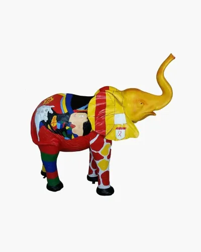 Éléphant PICASSO - Déco et Artisanat - 1