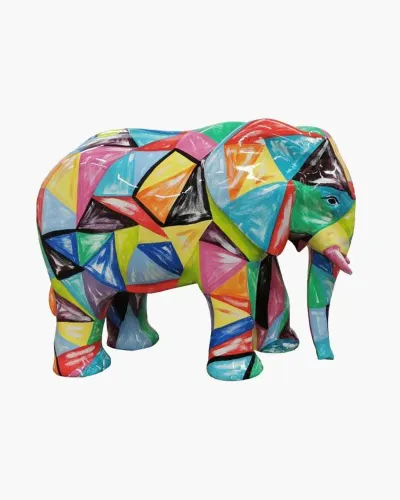 Elefantenmosaik - Déco et Artisanat - 1