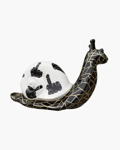 Escargot XL Fuck en résine polyester résistant au gel, pluie et au soleil. Déco et Artisanat - 1