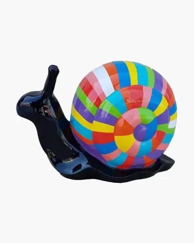 Snail S MEHRFARBIGE SPIRALEN aus frost-, regen- und sonnenbeständigem Polyesterharz. Déco et Artisanat - 1