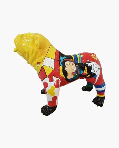 Bulldogge stehend Picasso - Déco et Artisanat - 1
