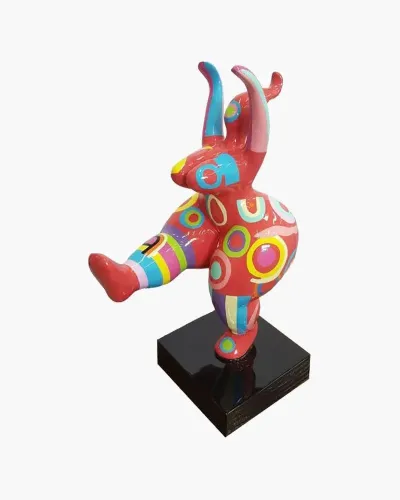 Femme danseuse POP S en résine polyester résistant au gel, pluie et au soleil. Déco et Artisanat - 1