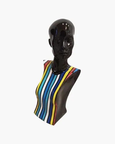 Buste de femme Rykiel en résine polyester résistant au gel, pluie et au soleil. Déco et Artisanat - 1