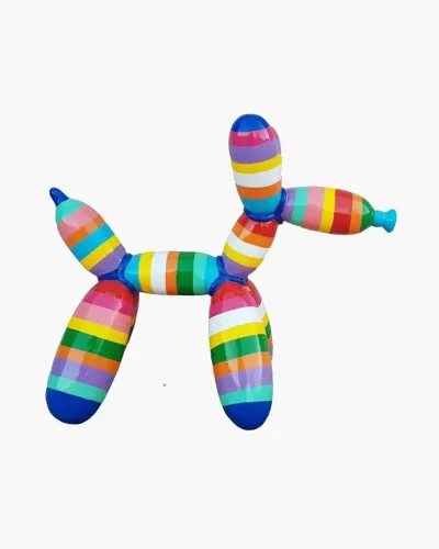 Perro Globo Rayado XL - Déco et Artisanat - 1