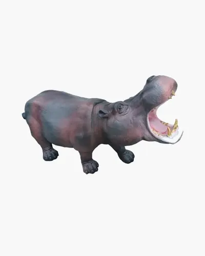 Hippopotame réaliste - Déco et Artisanat - 1