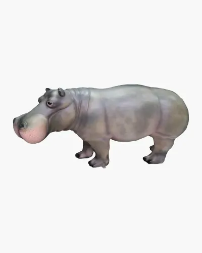 Hippopotame XL réaliste - Déco et Artisanat - 1