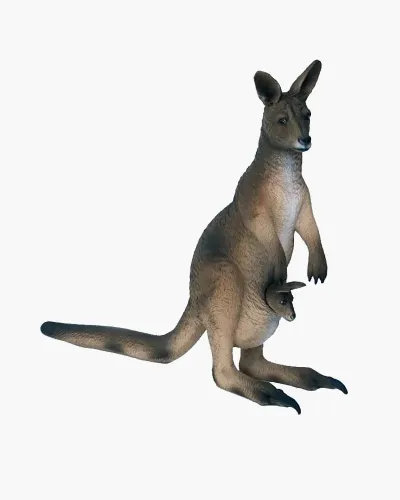 Kangourou XL réaliste - Déco et Artisanat - 1