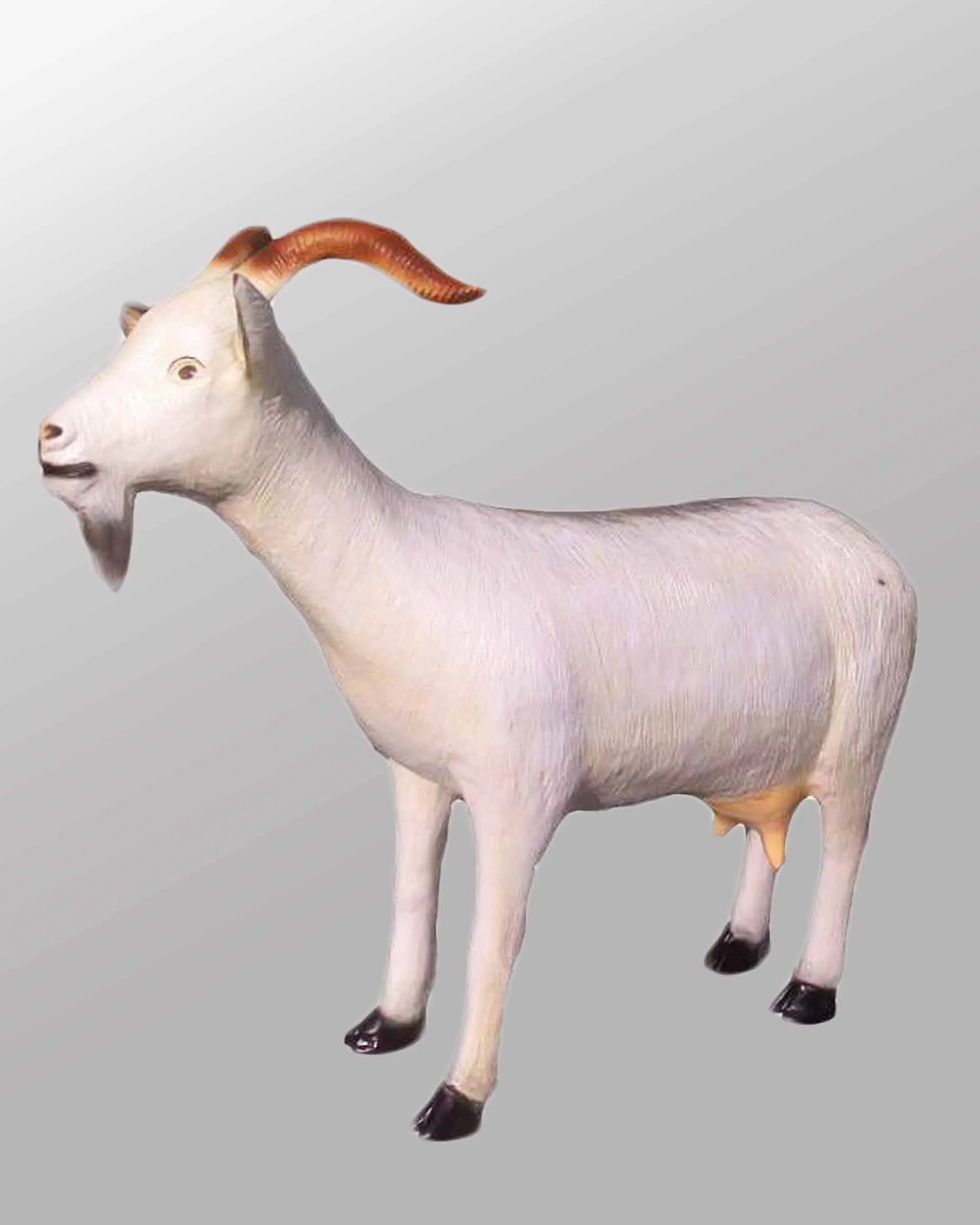 Statue et sculpture en résine d'une Chèvre réaliste | Déco