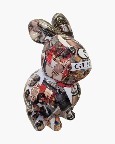 Hase in Wickeloptik von Gucci - Déco et Artisanat - 1