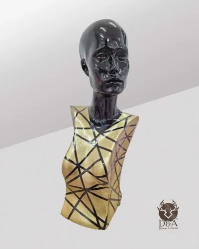 Buste de femme Black/Gold - Déco et Artisanat - 1