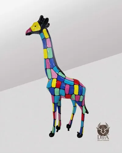 Giraffe XL Multicolored - Déco et Artisanat - 1