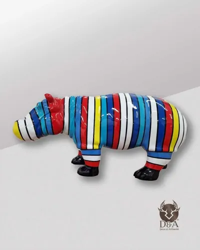 Hippopotame L RYKIEL - Déco et Artisanat - 1