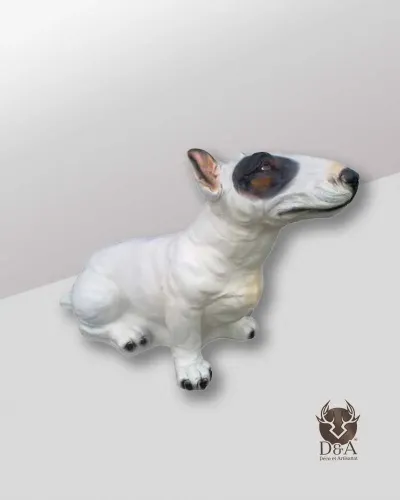 Mini Bull Terrier réaliste - Déco et Artisanat