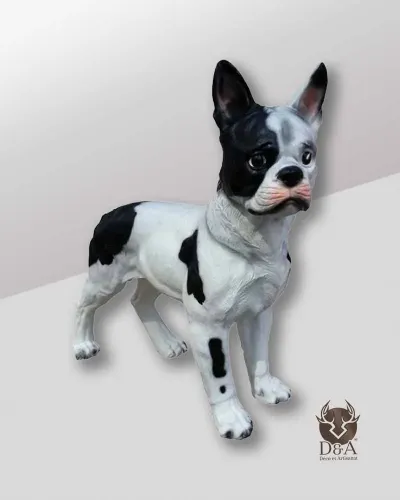 Bouledogue debout réaliste - déco et Artisanat