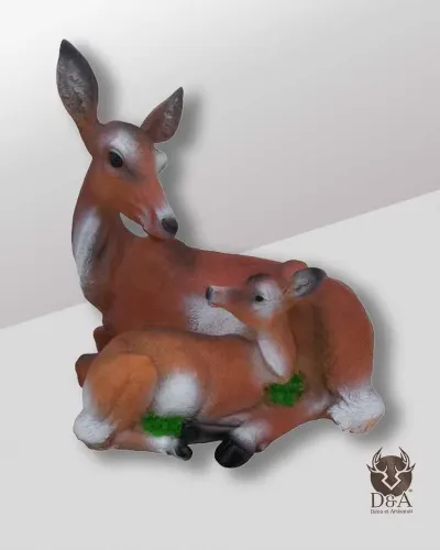 Doe with baby Déco et Artisanat - 1