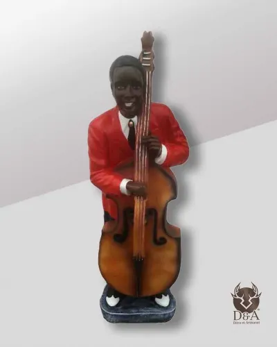 Contrebassiste Déco et Artisanat - 1