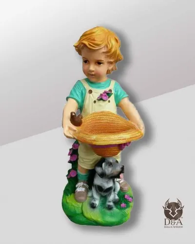 Enfant avec un chien