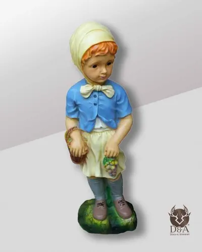 niña con uva Déco et Artisanat - 1