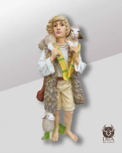 pastor con ovejas Déco et Artisanat - 1