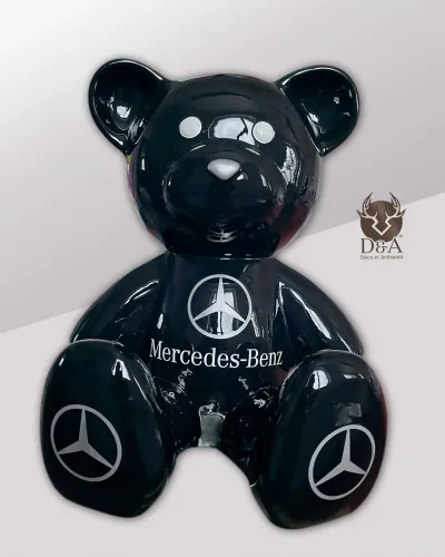 Mercedes-Benz Sitzender Teddybär - Déco et Artisanat - 1