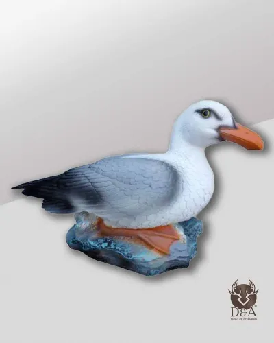 Mouette couchée - Déco et Artisanat - 1