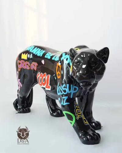 Panthère Graffiti XL - Déco et Artisanat - 1