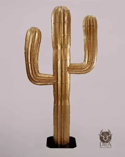 Cacto dorado/plateado - Déco et Artisanat - 1