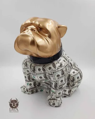 Bouledogue L Design Billets - Déco et Artisanat - 1