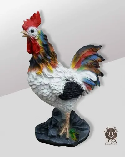 Gallo de tamaño natural - Déco et Artisanat - 1