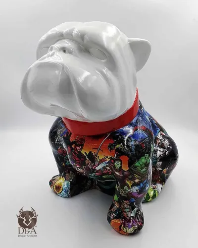 Bouledogue M Design Marvel - Déco et Artisanat - 1