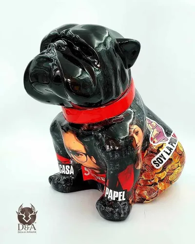 Bulldog L Design La Casa de Papel – Déco et Artisanat – 1