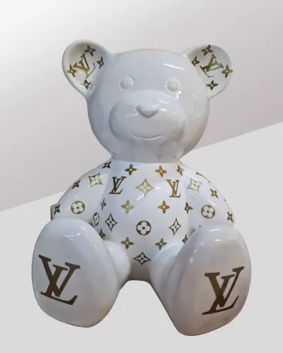 Sitzender Teddybär von Louis Vuitton Déco et Artisanat - 1