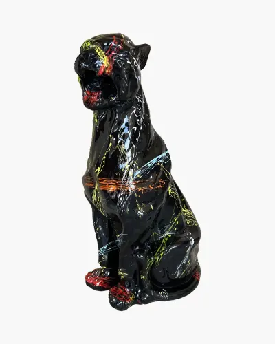 Panthère assis SPLASH Déco et Artisanat - 1