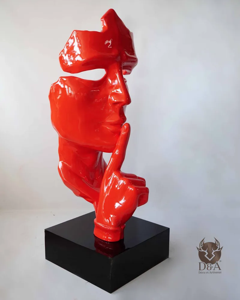 Masque En Résine Bicolore Peint à La Main – Taille Unique, élastique Réglable, Pour Fêtes Halloween/Noël