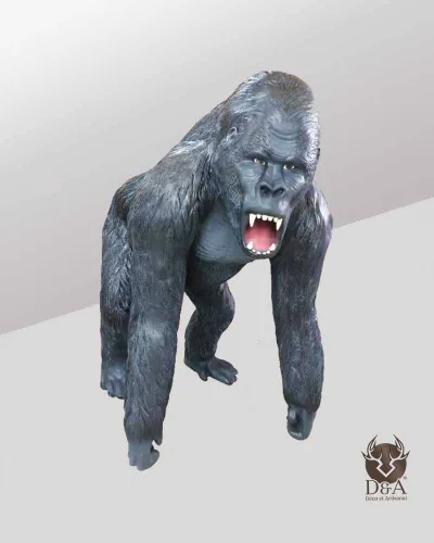 Realistische gorilla met open mond Déco et Artisanat - 1