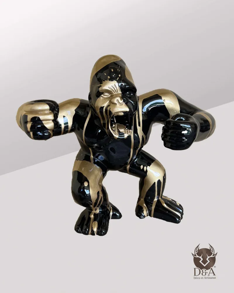 copy of Kong, the giant furious gorilla 3XL Trash Silver or Gold Déco et Artisanat - 1