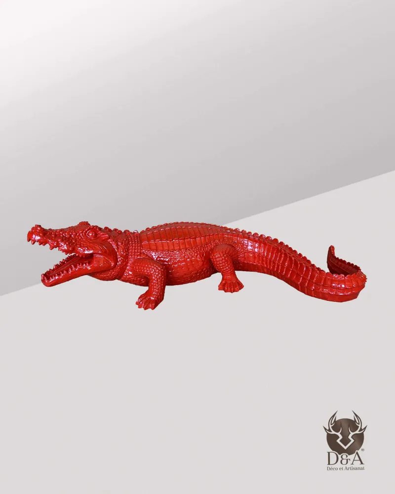 Crocodile rouge Déco et Artisanat - 1