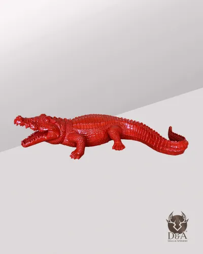Crocodile rouge Déco et Artisanat - 1