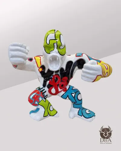 Kong, o gorila furioso Graffiti XL Déco et Artisanat - 1
