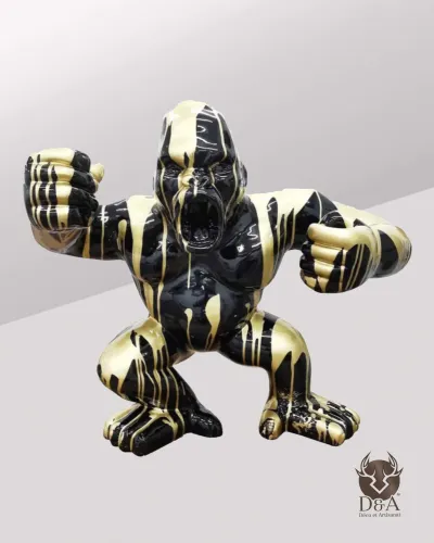 Kong, le gorille furieux Trash Argent ou Or XXL