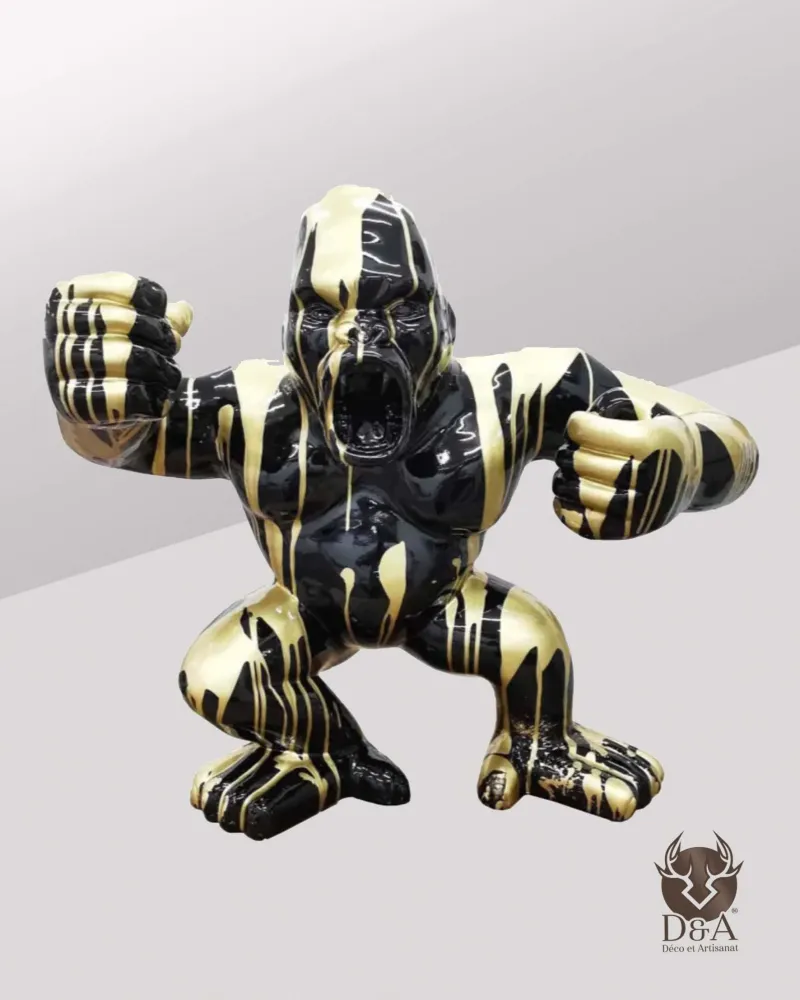 Kong, le gorille furieux Trash Argent ou Or XXL Kong, le gorille furieux Trash Argent ou Or XXL