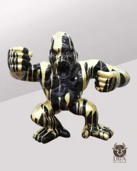 Kong, le gorille furieux Trash Argent ou Or XXL