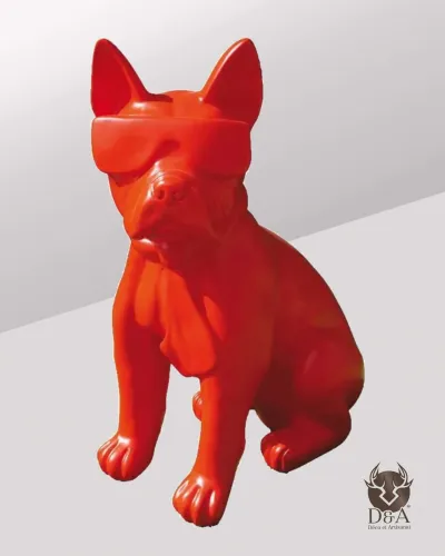 Amerikanischer Staffordshire-Terrier mit Brille Déco et Artisanat - 1